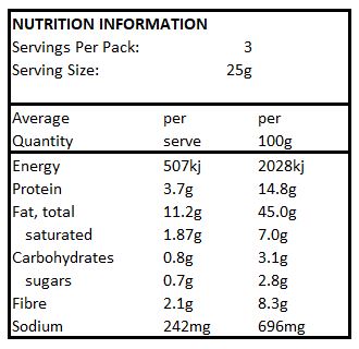 Keto Crackers - Salt and Pepper - 75g