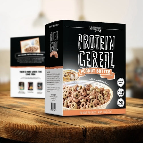 Wholesome Provisions Low Carb Protein Cereal NEW FORMULA - Peanut Butter 5x30g