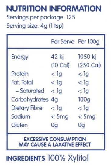 Xylitol Sweetener - 500gm